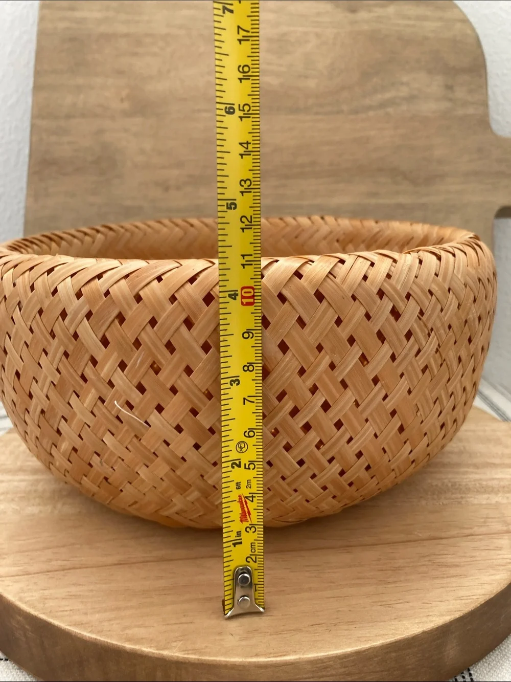 SALE! 70% Off Vintage Woven Rattan Decorative Bowl - Natural Tan Set of 3